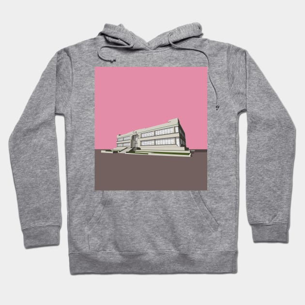 Coty Cosmetics Factory, Brentford, London - 1932 Hoodie by adam@adamdorman.com